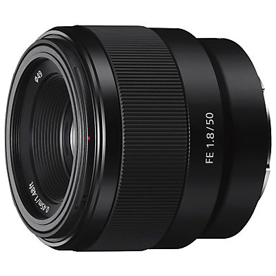 Sony SEL50F18F E 50mm f/1.8 - f/22 Standard Lens